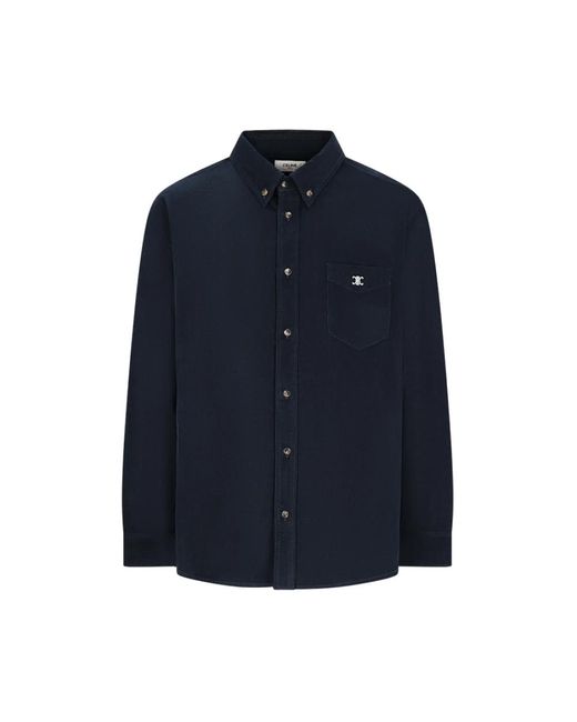 Céline Blue Casual Shirts for men