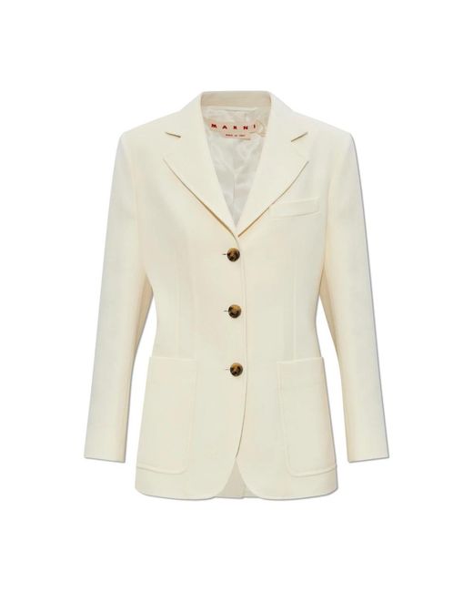 Marni White Blazers