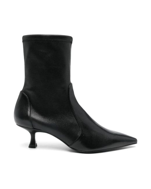 Stuart Weitzman Schoenen ,Zwart ,Leer Naomi 50 Bootie in het Black