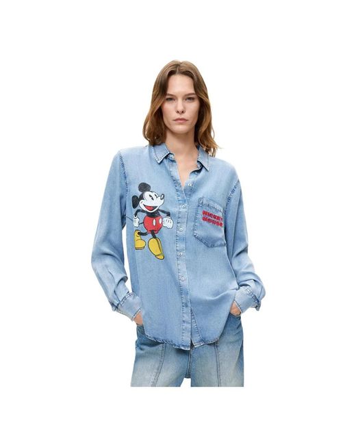 Desigual Blue Shirts