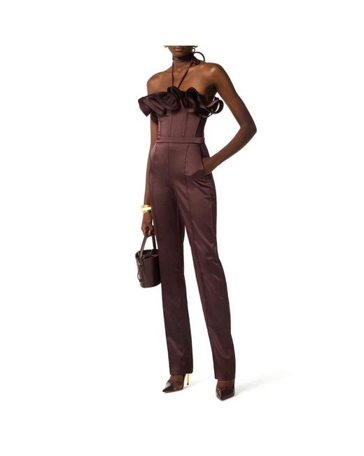 Elisabetta Franchi Red Jumpsuits