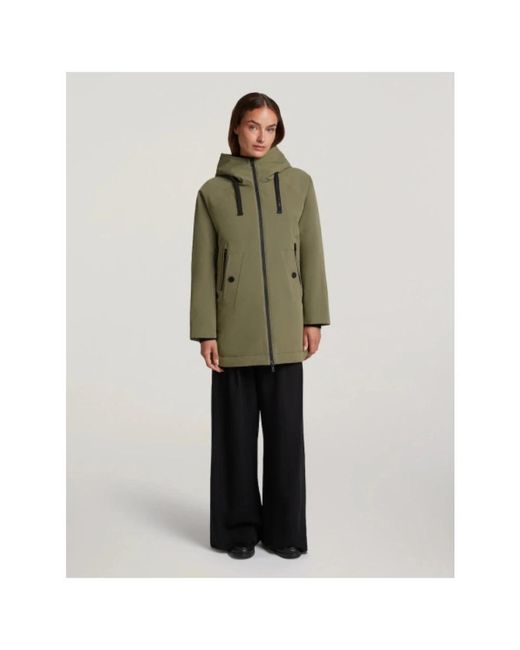 Parkas di Creenstone in Green