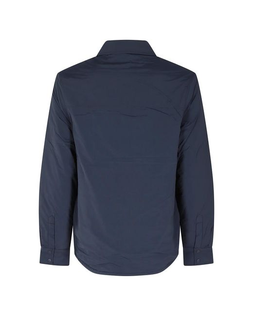 K-Way Jassen ,Blauw ,Umbert Plain Warm Jacket in het Blue voor heren