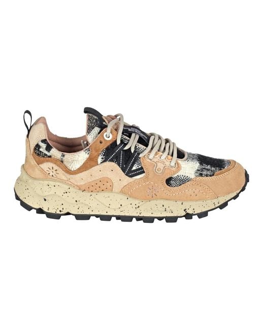 Flower Mountain Natural Sneakers