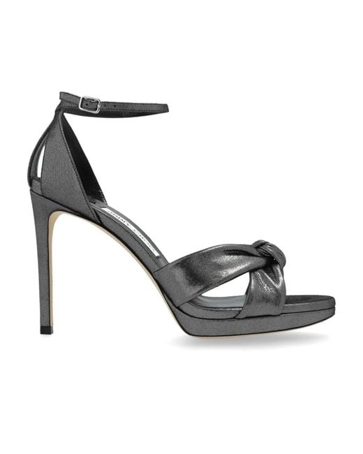 Jimmy Choo High Heel Sandals in het Metallic