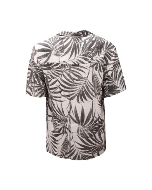 Gaelle Paris Black Short Sleeve Shirts for men