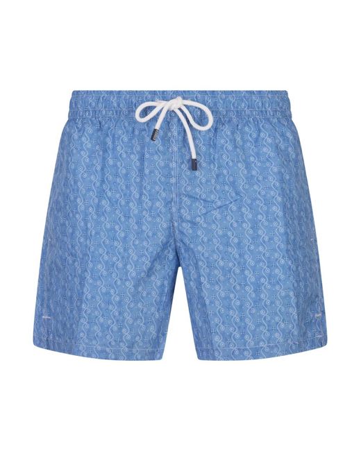 Fedeli Blue Beachwear for men