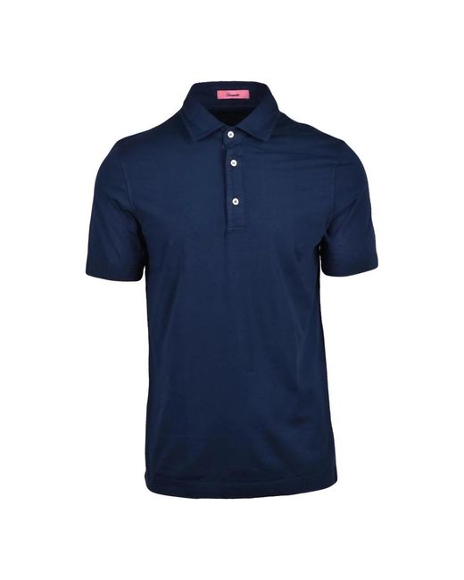 Drumohr Blue Polo Shirts for men