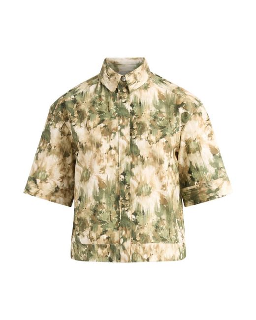 Max Mara Metallic Shirts
