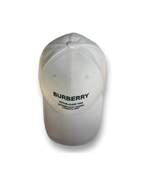 Accessories > hats > caps Burberry en coloris White