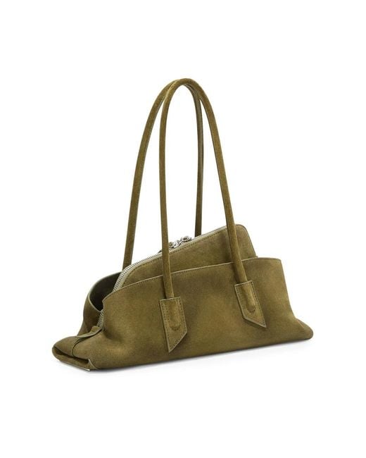 The Attico Green Shoulder Bags