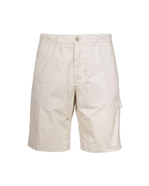 Aspesi Baumwoll-bermuda-shorts in Natural für Herren