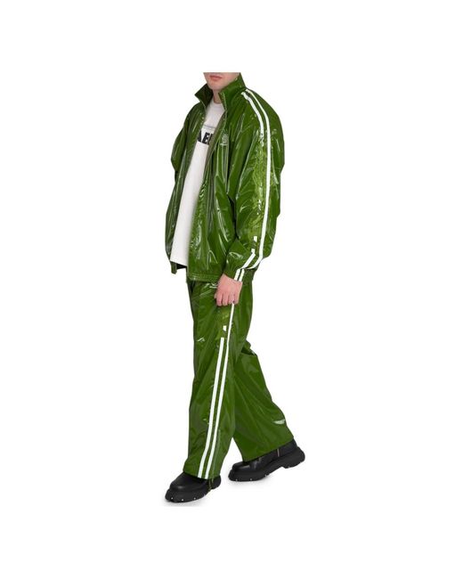 Doublet Stilvolle laminate track jacket in Green für Herren