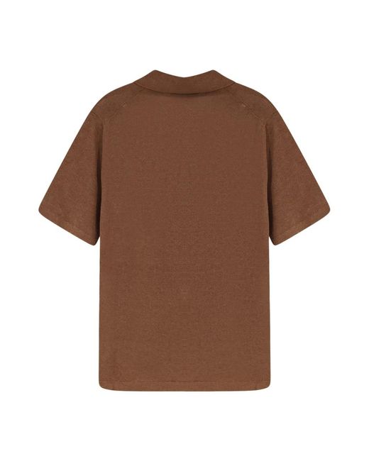 Alpha Studio Skipper Polo in het Brown voor heren