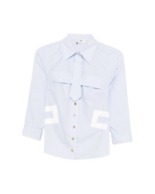 Elisabetta Franchi Blue Shirts