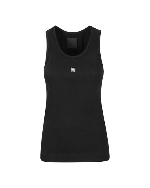 Sleeveless Tops Givenchy de color Black