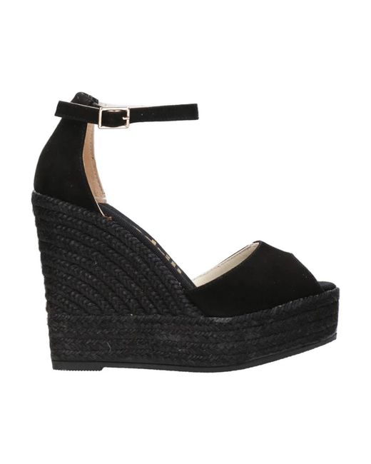 Wedges Espadrilles en coloris Black