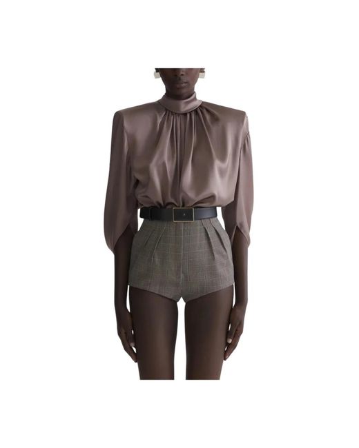 Mugler Cascade Tunic in het Brown
