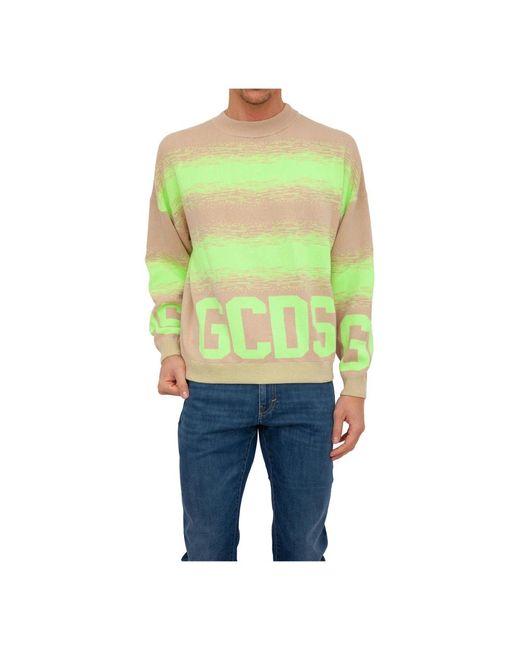 Round-Neck Knitwear di Gcds in Blue da Uomo