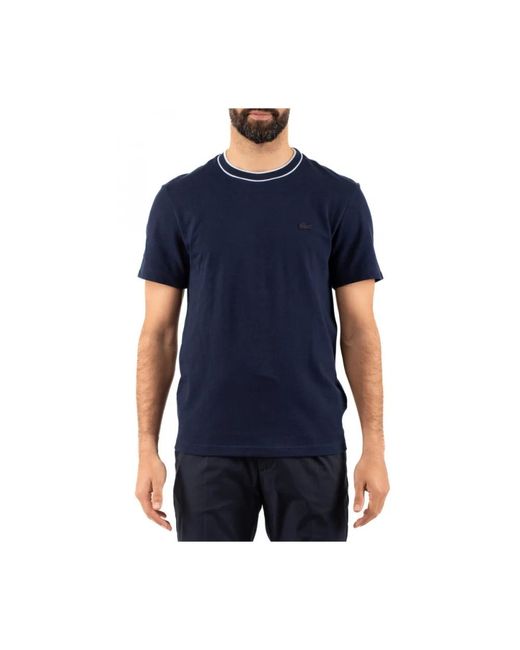 Lacoste Tops ,Blauw ,Stijlvol Polo Shirt in het Blue voor heren