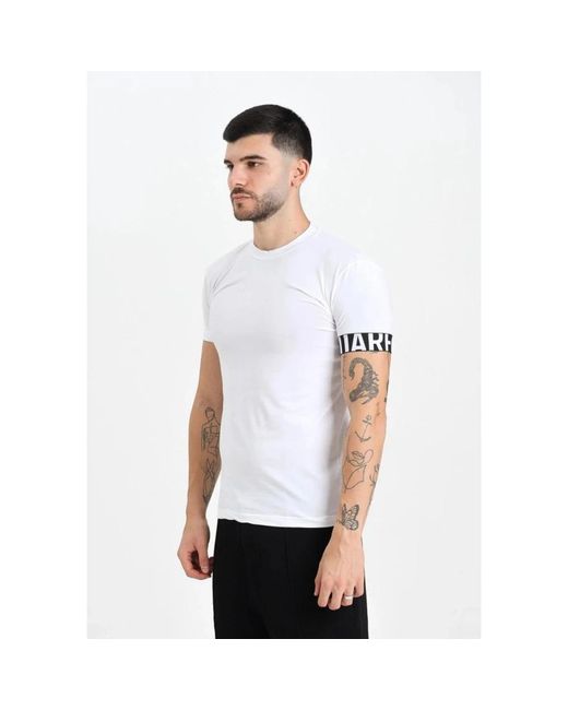 DSquared² Tops ,Wit ,T-Shirts in het White voor heren