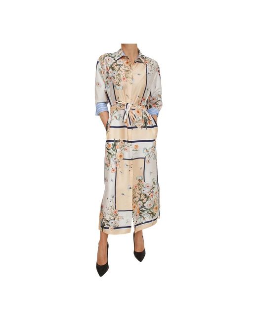 Liu Jo Natural Shirt Dresses