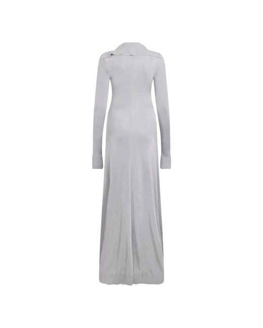 Philosophy Di Lorenzo Serafini Gray Maxi Dresses