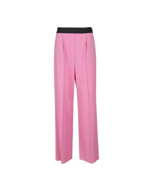 MSGM Wijde Broek in het Pink