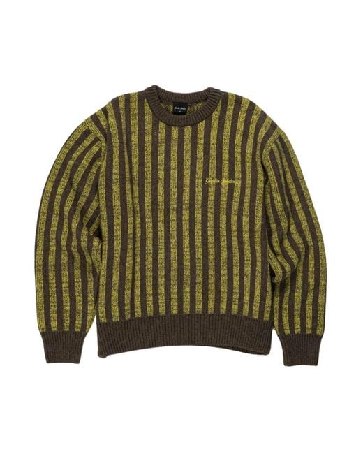 Goodies Sportive Green Round-Neck Knitwear for men