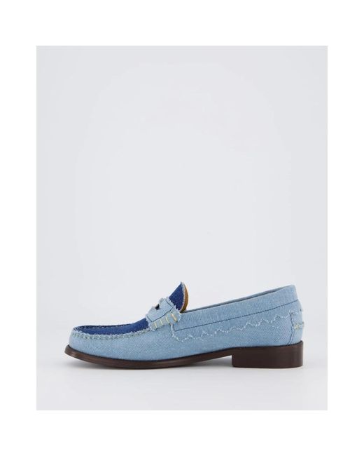 Toral Blue Loafers