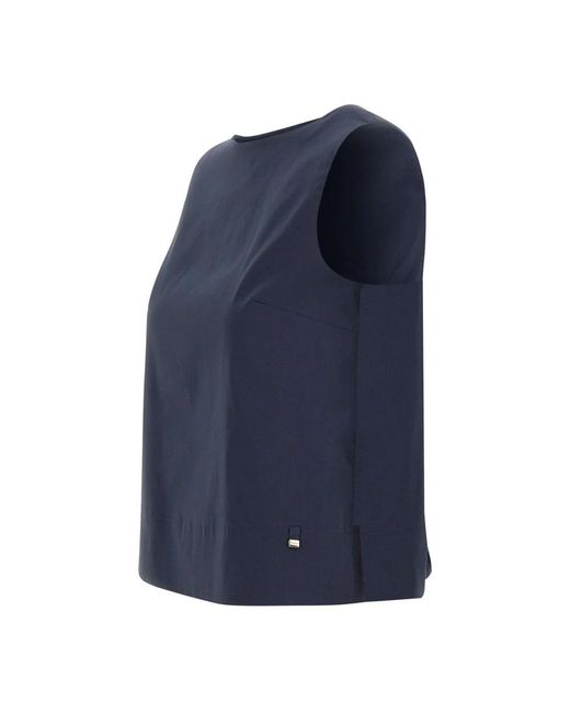 Herno Blue Sleeveless Tops