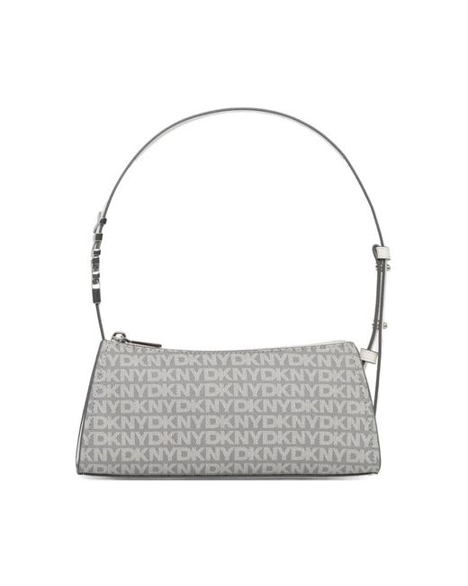 DKNY Gray Shoulder Bags