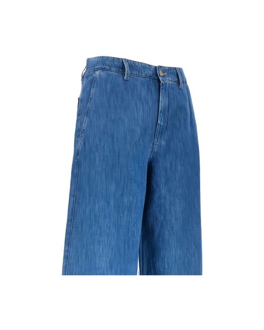Max Mara Blue Wide Jeans