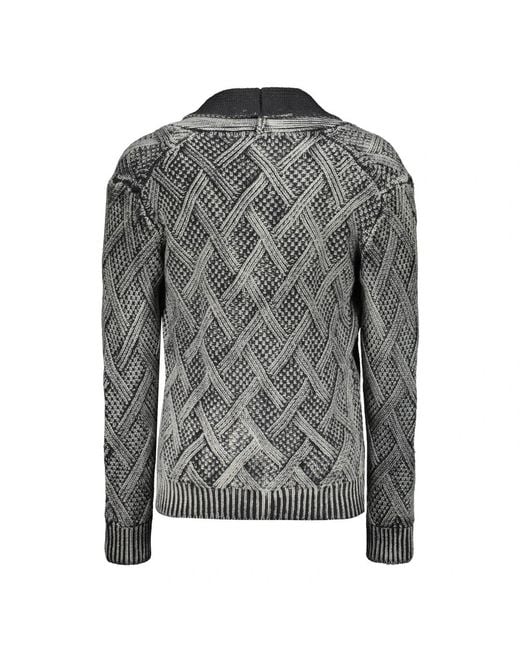 Moorer Gray Cardigans for men