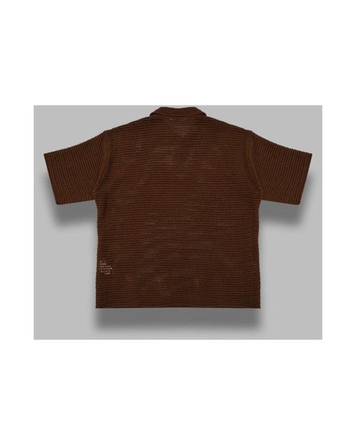 Auralee Brown Polo Shirts for men