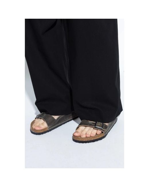 Birkenstock Brown Sliders for men