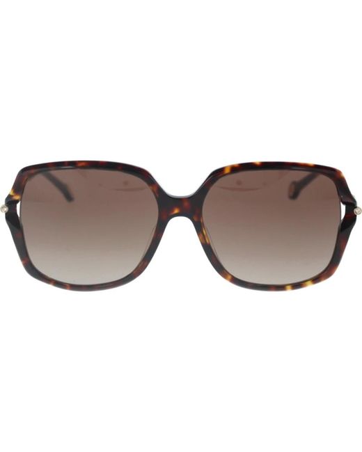 Carolina Herrera Brown Sunglasses