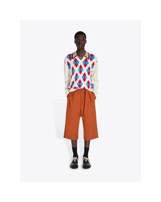 Dries Van Noten Red Round-Neck Knitwear for men