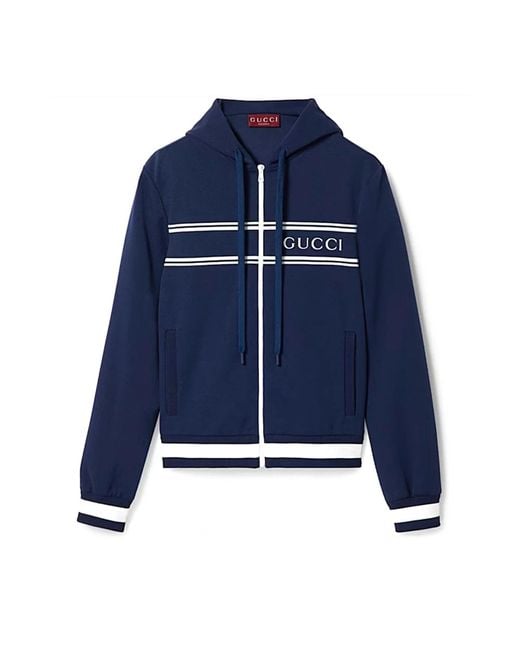 Gucci Zip-Throughs in het Blue voor heren