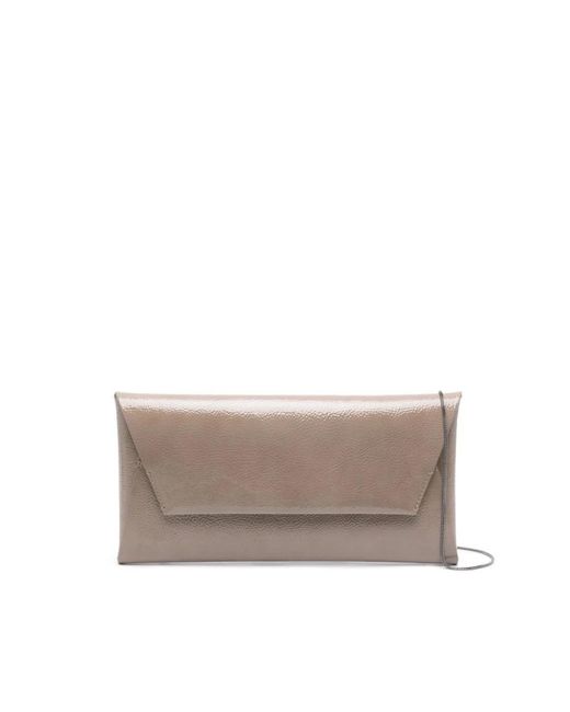 Brunello Cucinelli Gray Cross Body Bags