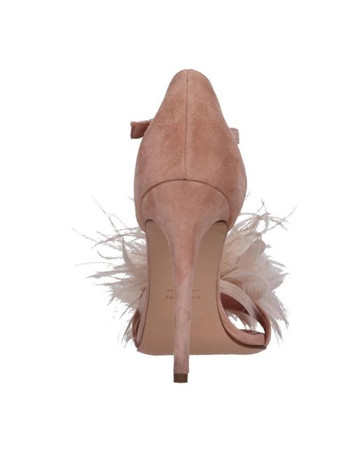 Anna F. Pink High Heel Sandals
