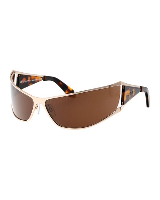 Off-White c/o Virgil Abloh Brown Sunglasses