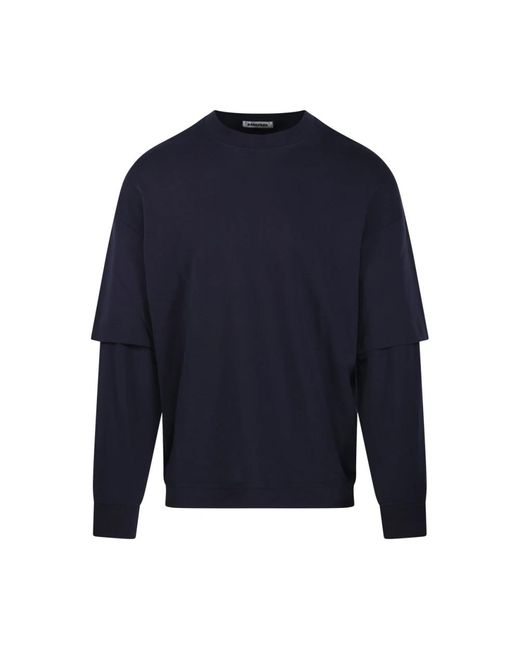 DARKPARK Blue Long Sleeve Tops for men