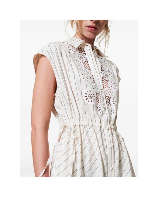 Shirt Dresses di Twinset in White