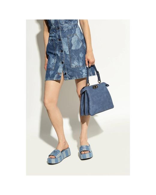 Fendi Blue Handbags