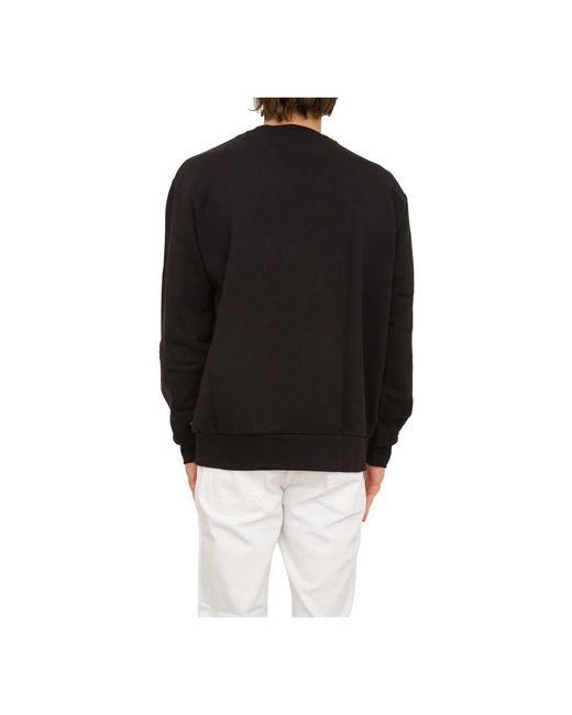 Philipp Plein Langarm schwarzer sweatshirt in Black für Herren