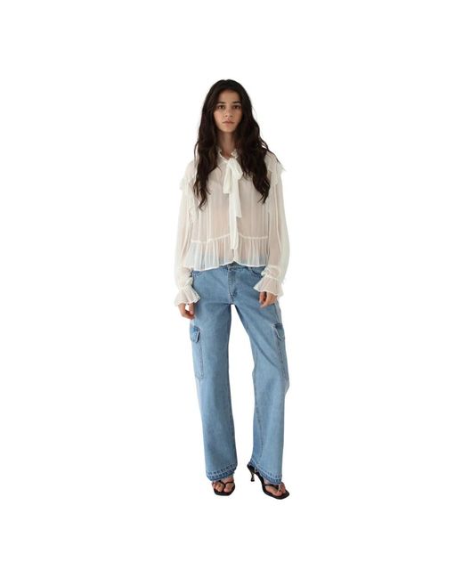 Blouses Designers Remix de color Blue
