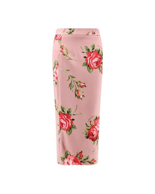 Dolce & Gabbana Pink Midi Skirts