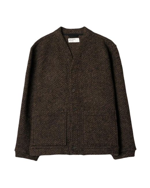 Cardigans Universal Works pour homme en coloris Black