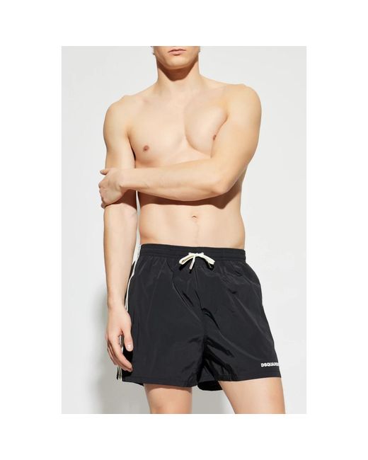 DSquared² Zwemshorts in het Black voor heren